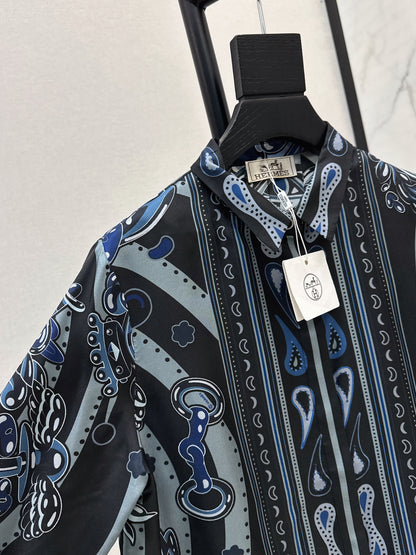 Herm 25fw silk shirt