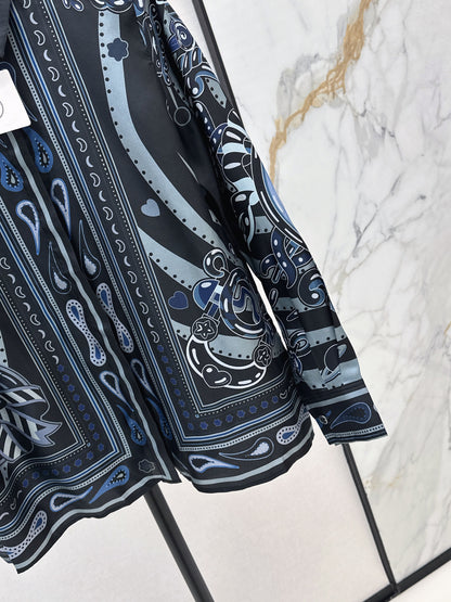 Herm 25fw silk shirt