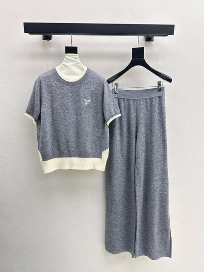Pra 25fw knitted suit