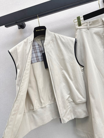 Bottega 25fw vest skirt set