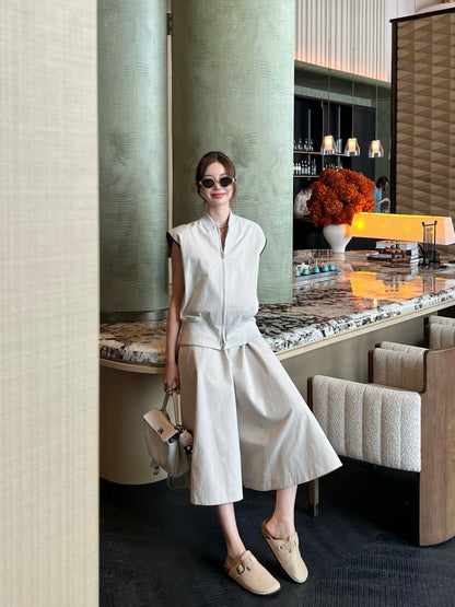 Bottega 25fw vest skirt set