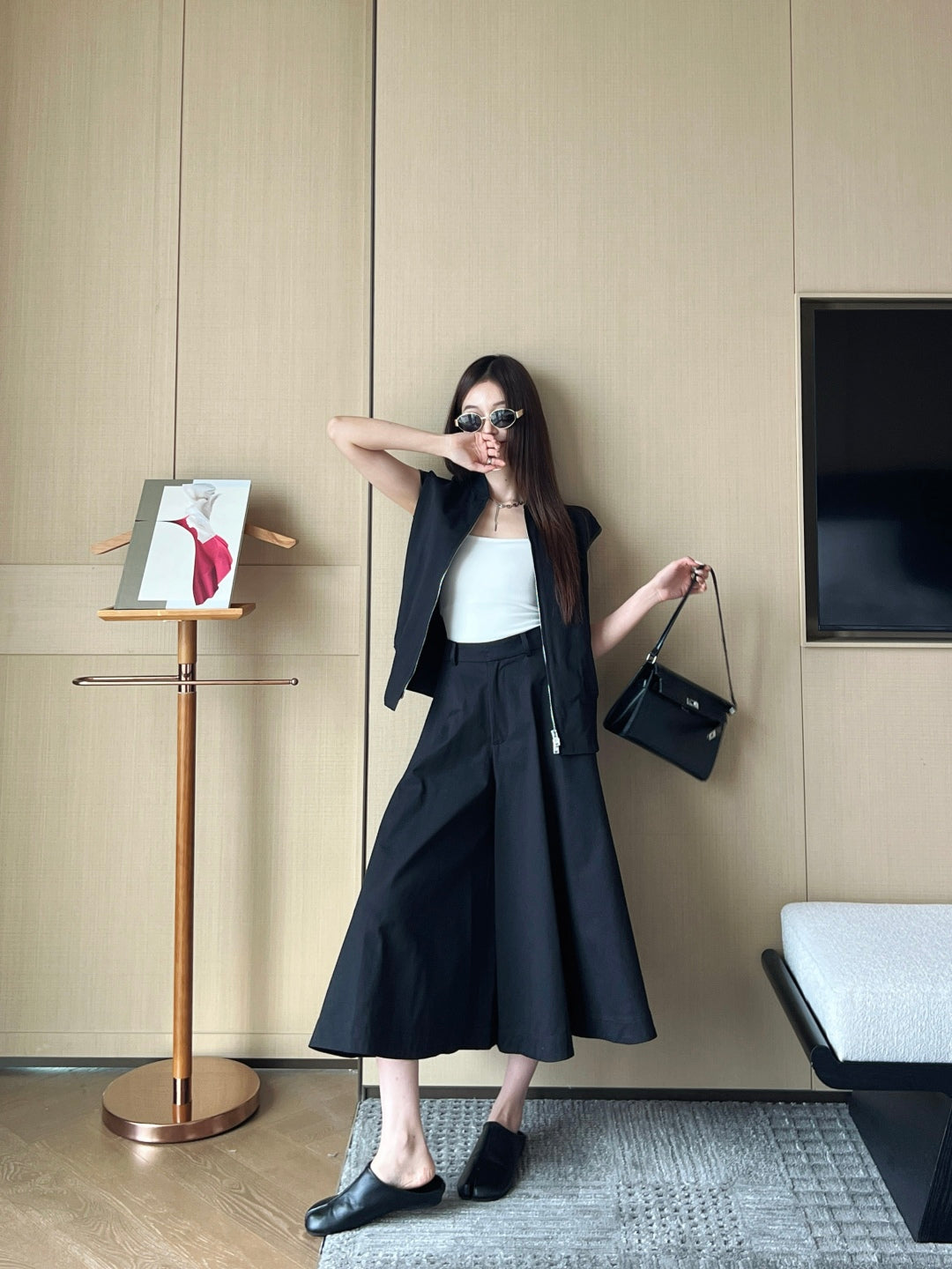 Bottega 25fw vest skirt set