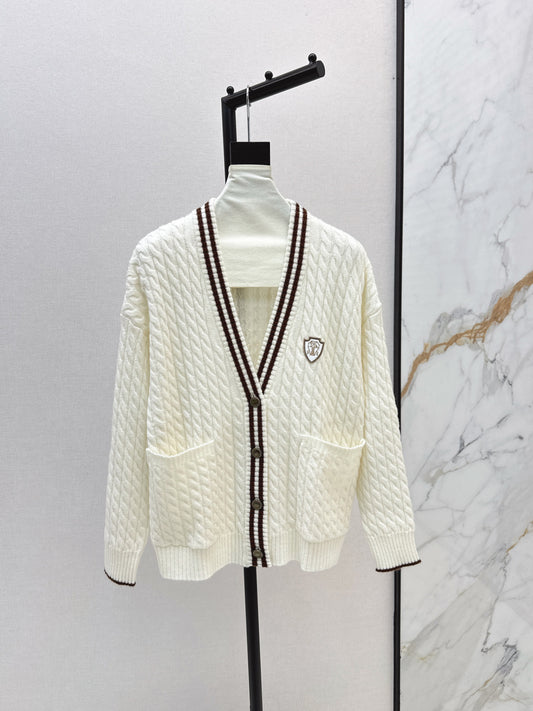 Brune 25fw cashmere cardigan