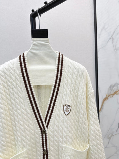 Brune 25fw cashmere cardigan