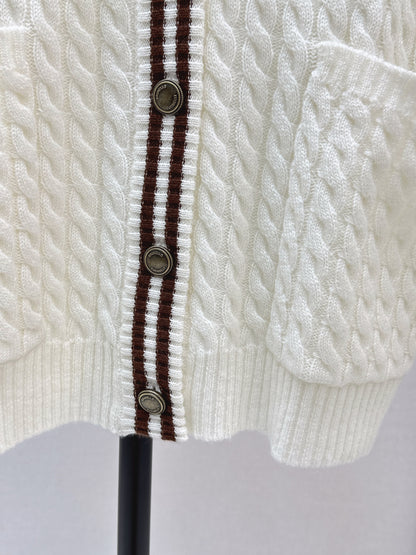Brune 25fw cashmere cardigan