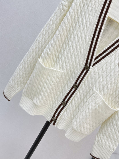 Brune 25fw cashmere cardigan