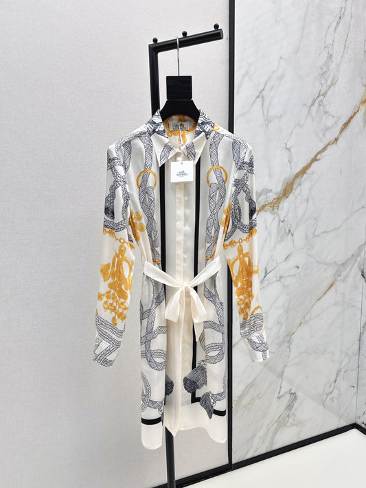 Herm 25fw printed dress