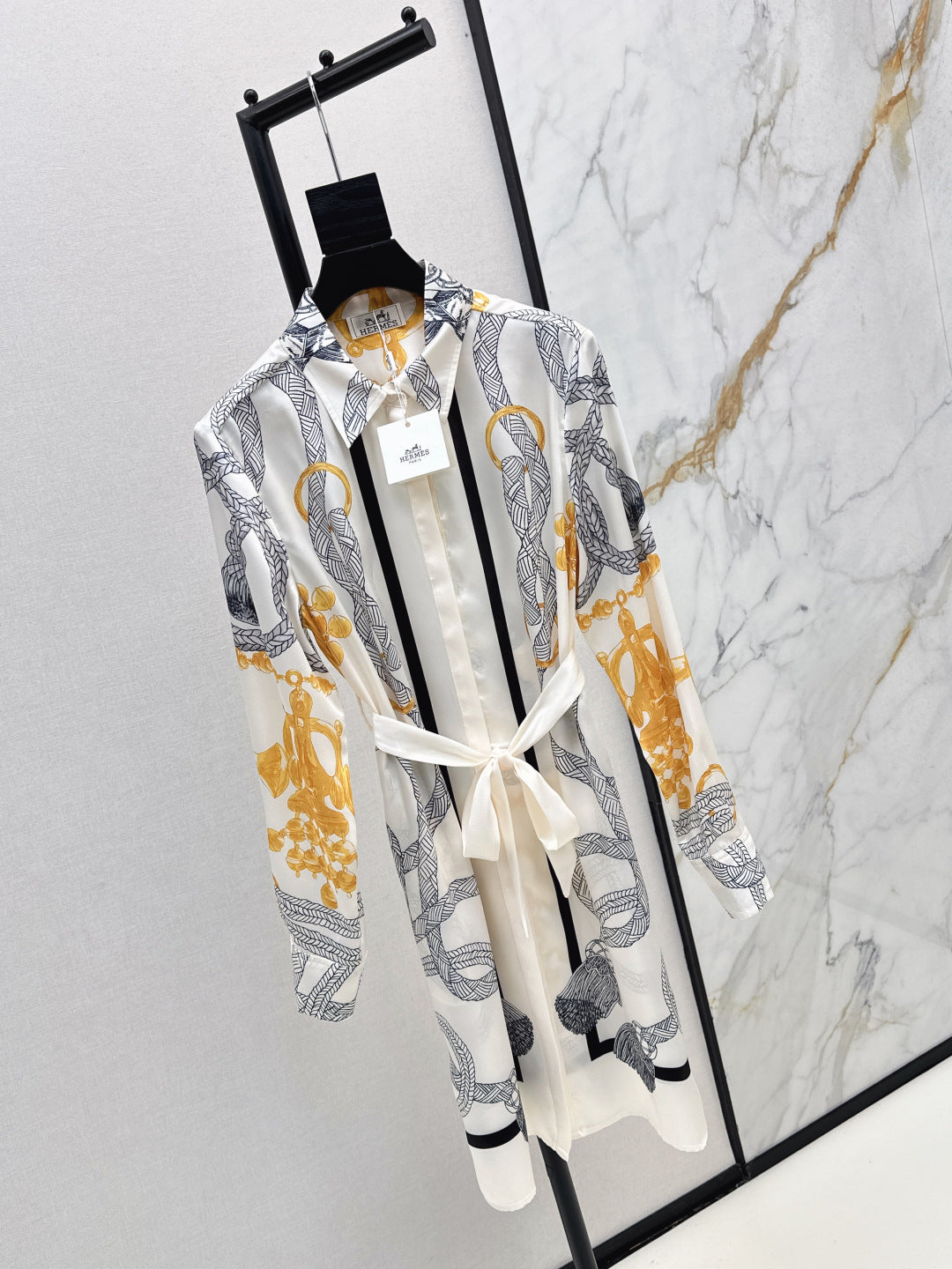 Herm 25fw printed dress