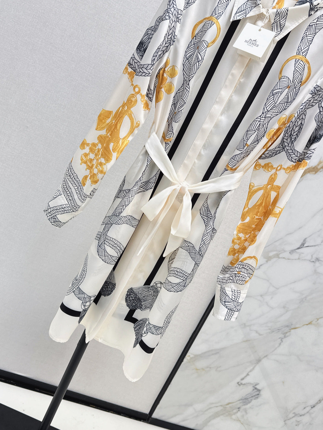 Herm 25fw printed dress