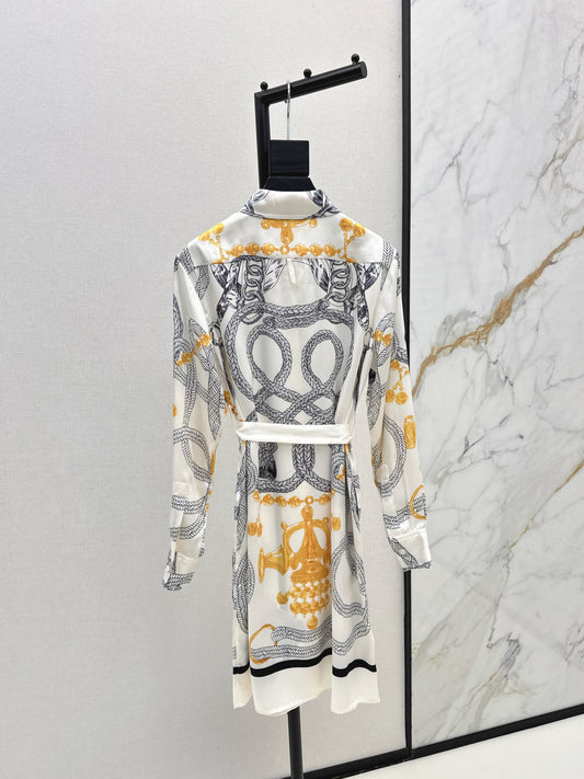 Herm 25fw printed dress