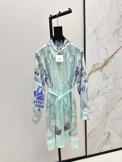 Herm 25fw printed dress