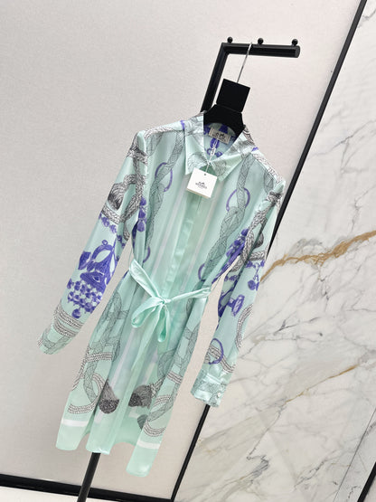 Herm 25fw printed dress