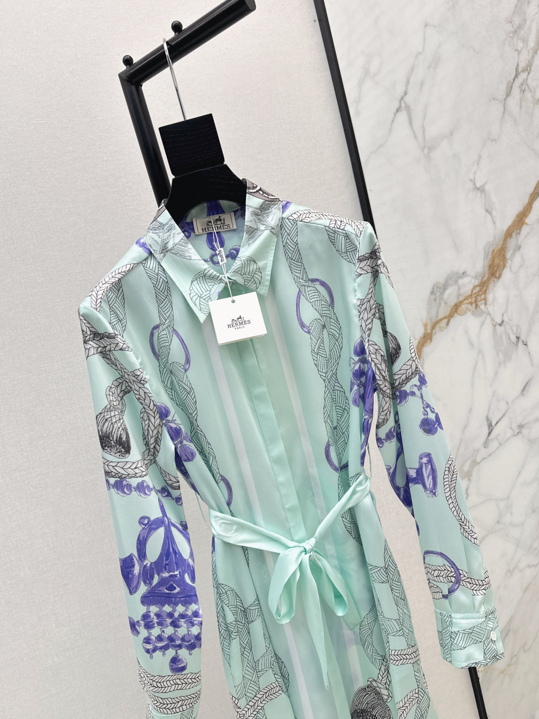Herm 25fw printed dress