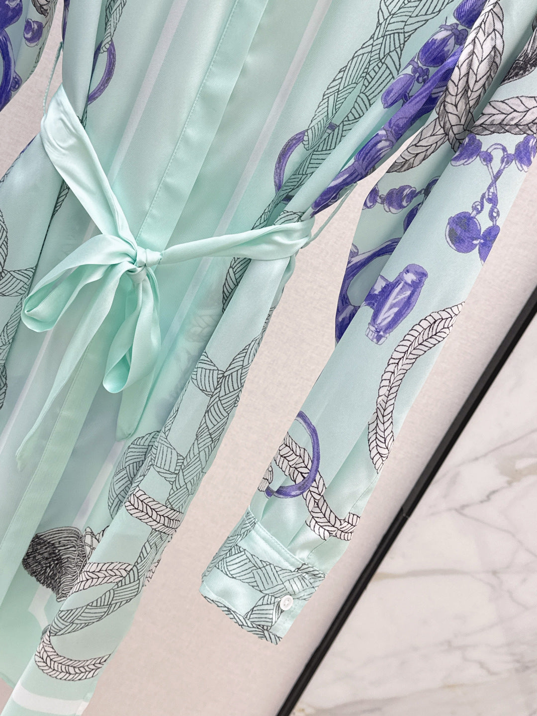 Herm 25fw printed dress