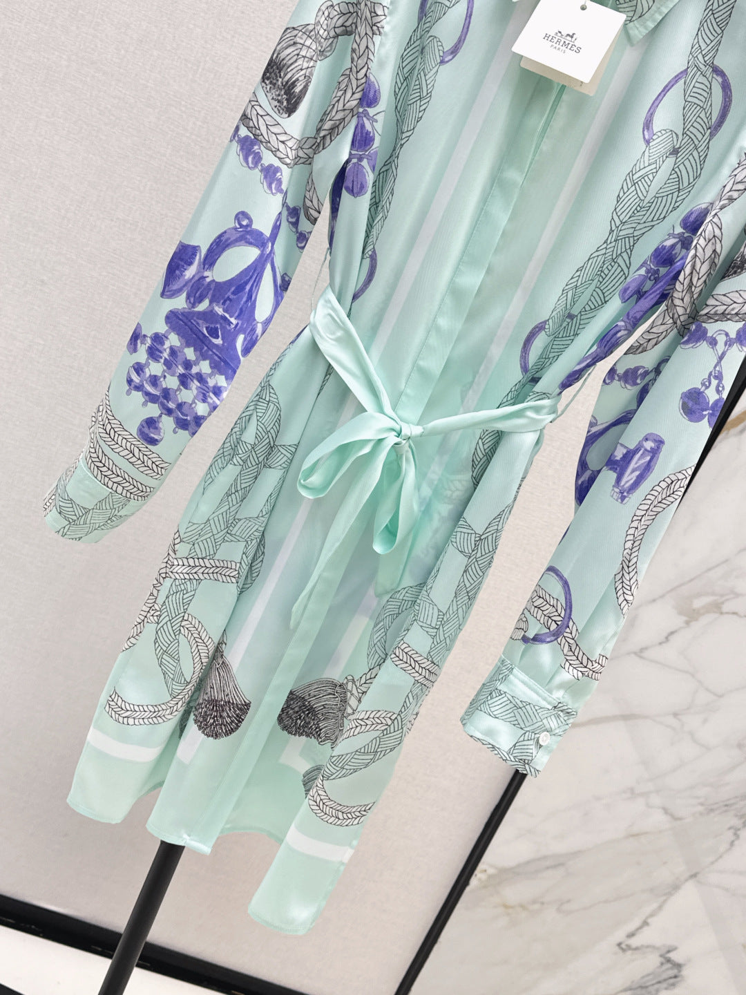 Herm 25fw printed dress