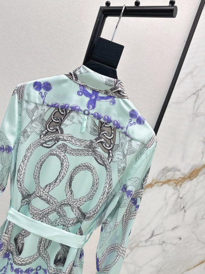 Herm 25fw printed dress