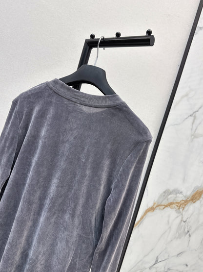 CD 25fw velvet shirt