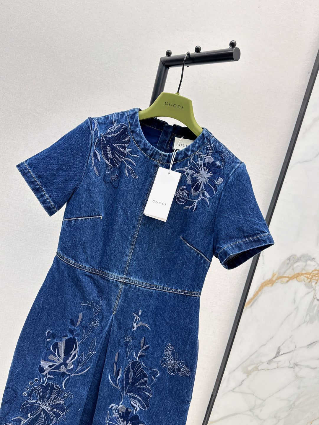 Guc 25fw denim dress
