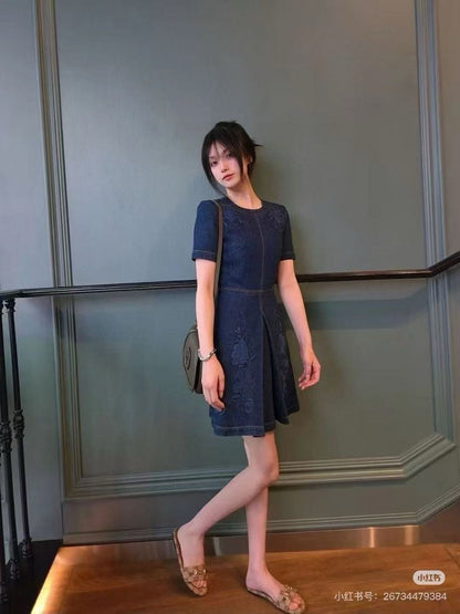 Guc 25fw denim dress