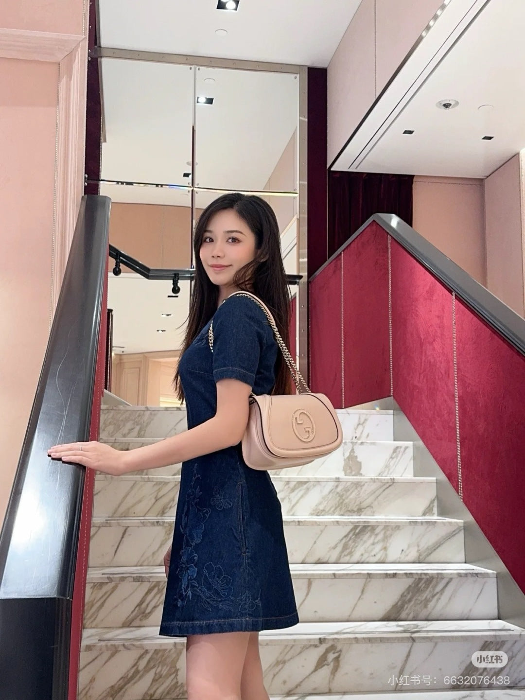Guc 25fw denim dress
