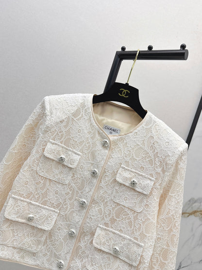 Chan 25fw lace jacket