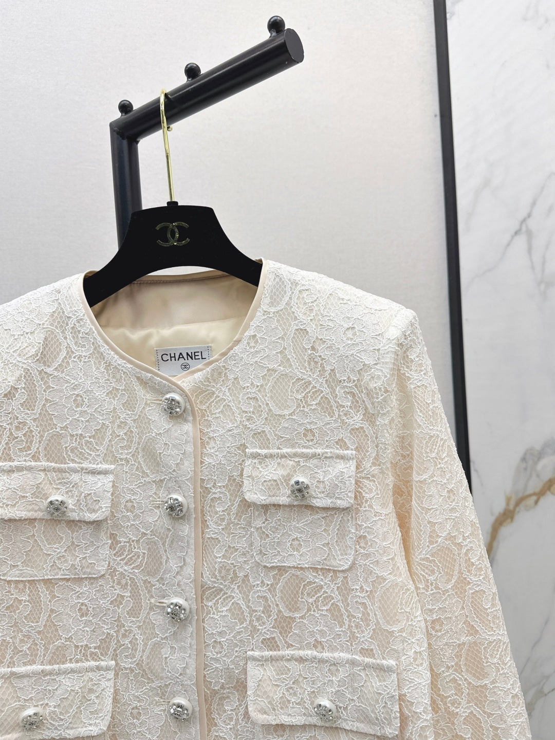 Chan 25fw lace jacket