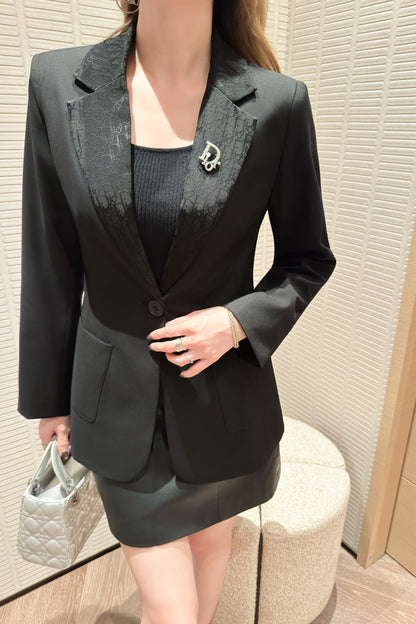 CD 25fw jacquard blazer