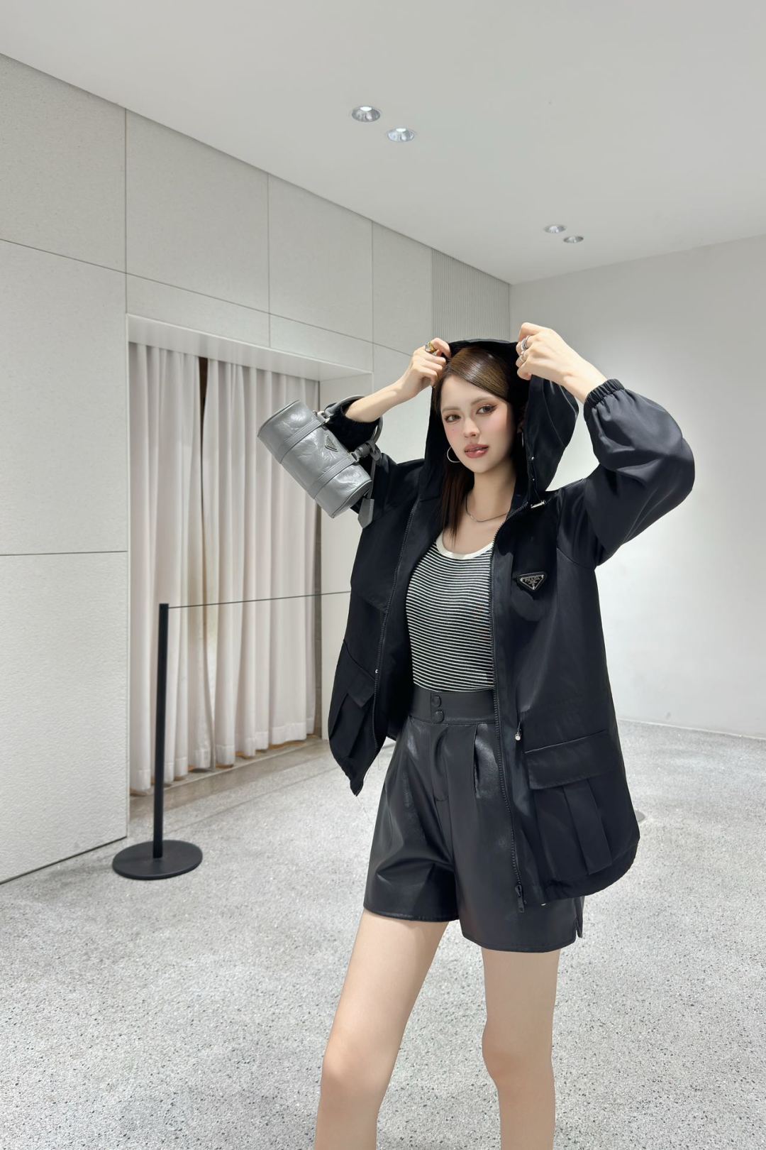 Pra 25fw drawstring jacket