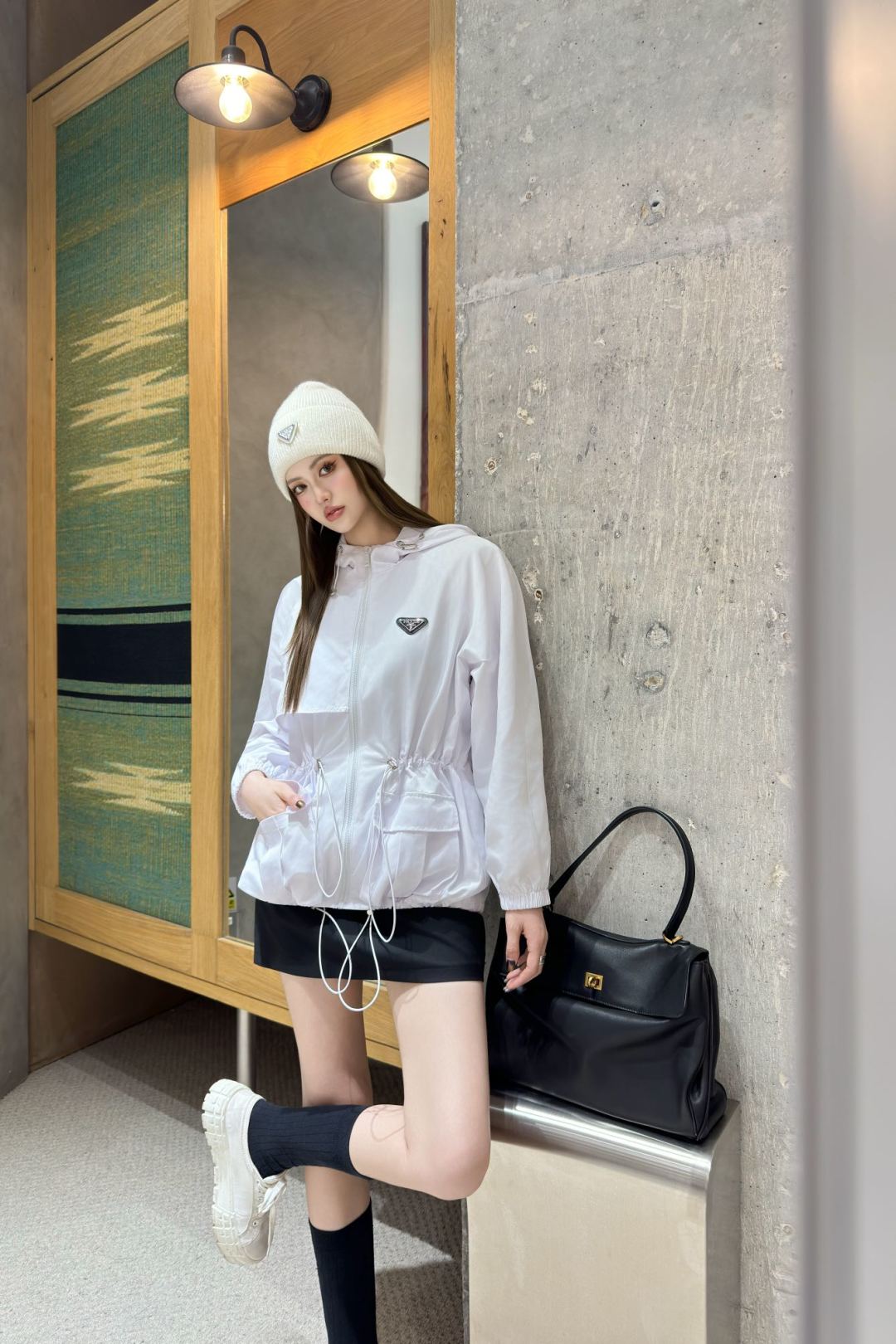 Pra 25fw drawstring jacket
