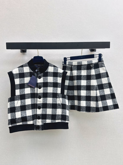 Louis 25fw plaid suit