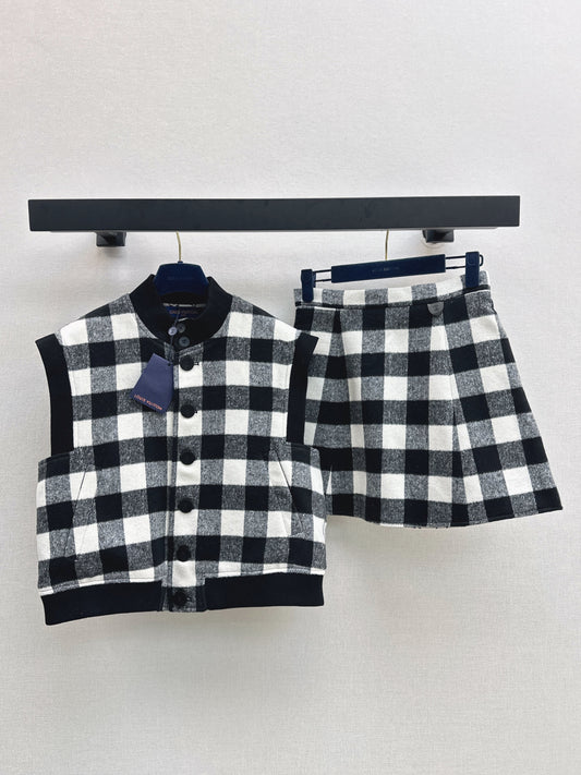 Louis 25fw plaid suit