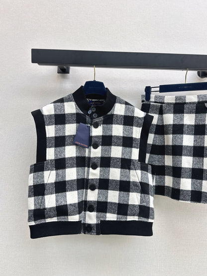 Louis 25fw plaid suit