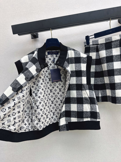 Louis 25fw plaid suit
