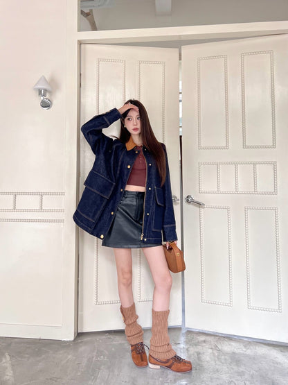 Loe 25fw denim jacket