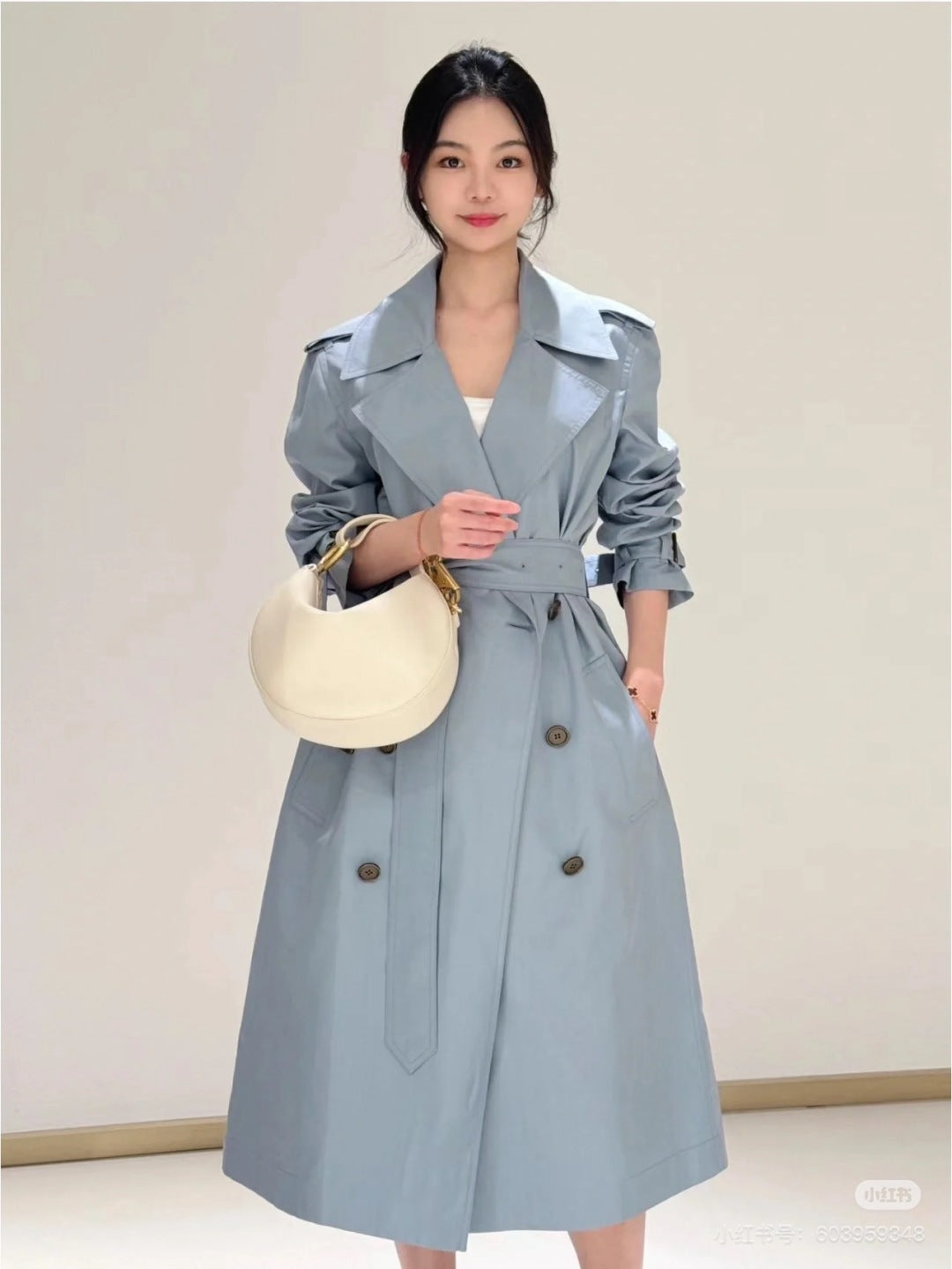 Bur 25fw trench coat