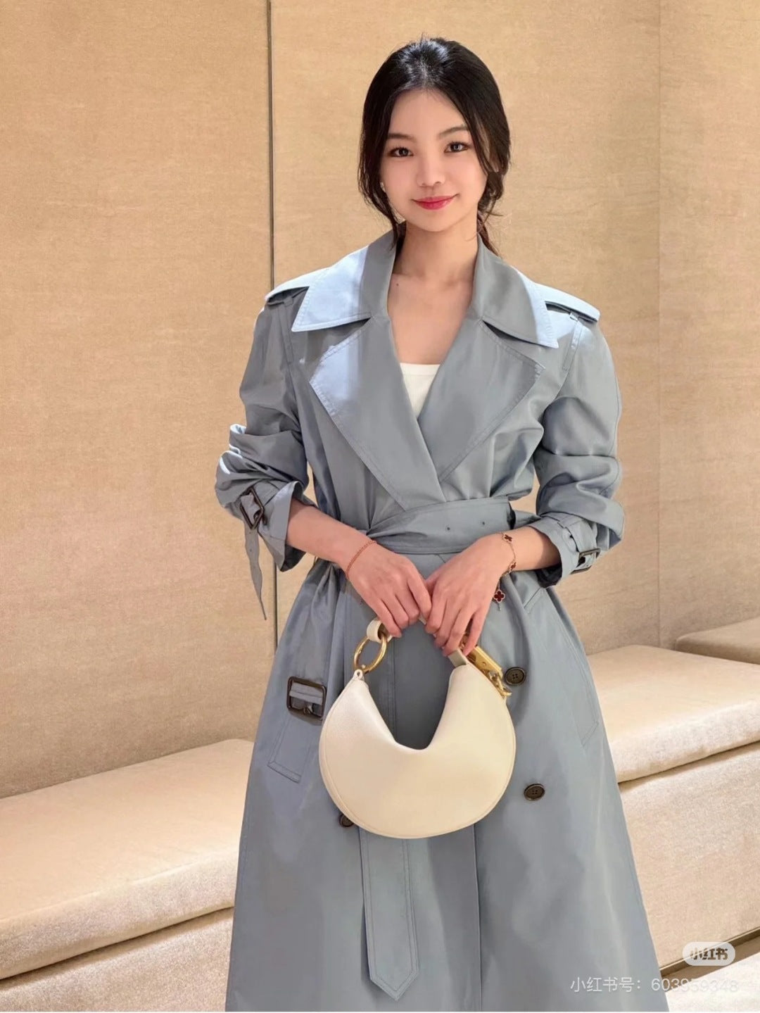 Bur 25fw trench coat
