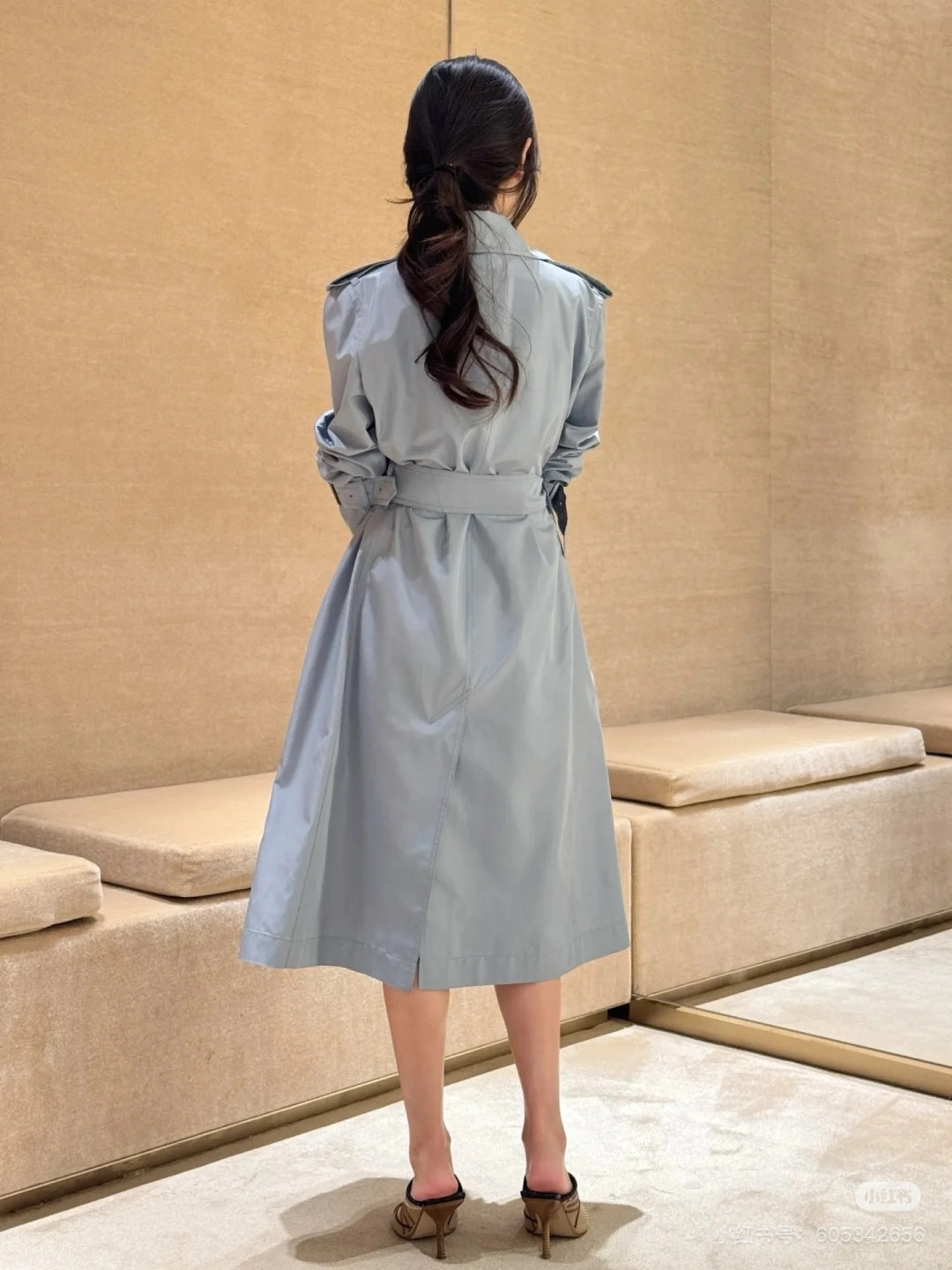 Bur 25fw trench coat
