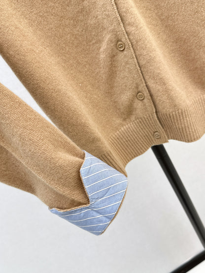 Miu 25fw knitted cardigan