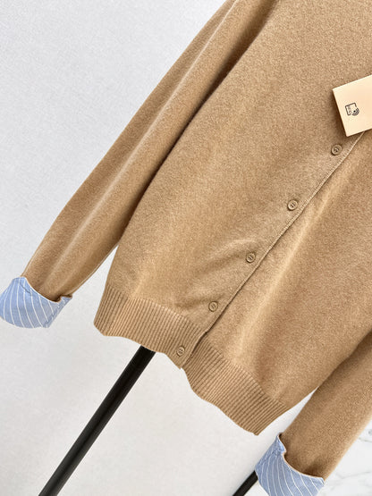 Miu 25fw knitted cardigan