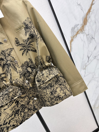 CD 25fw printed jacket