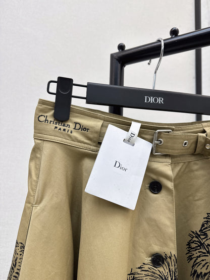 CD 25fw printed skirt