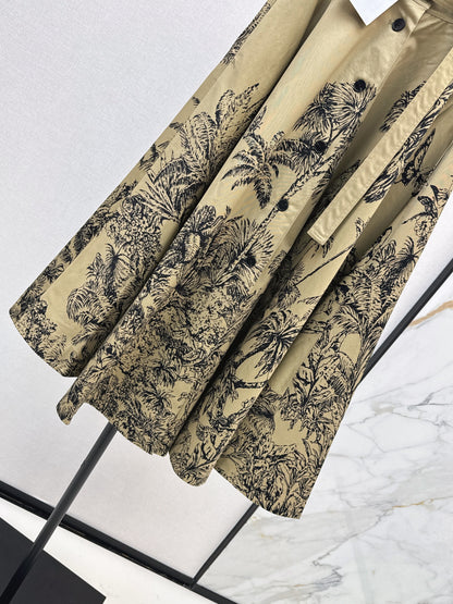 CD 25fw printed skirt