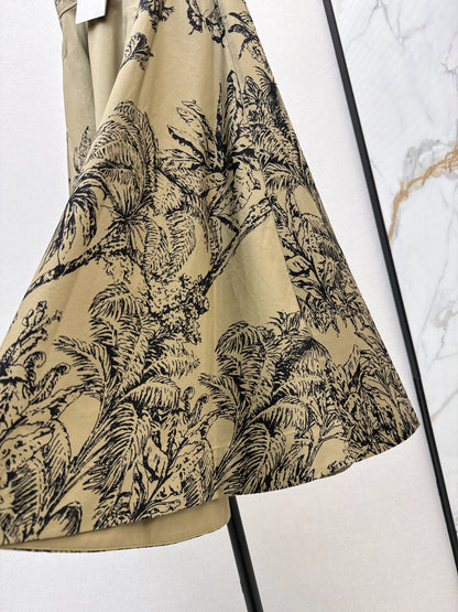 CD 25fw printed skirt