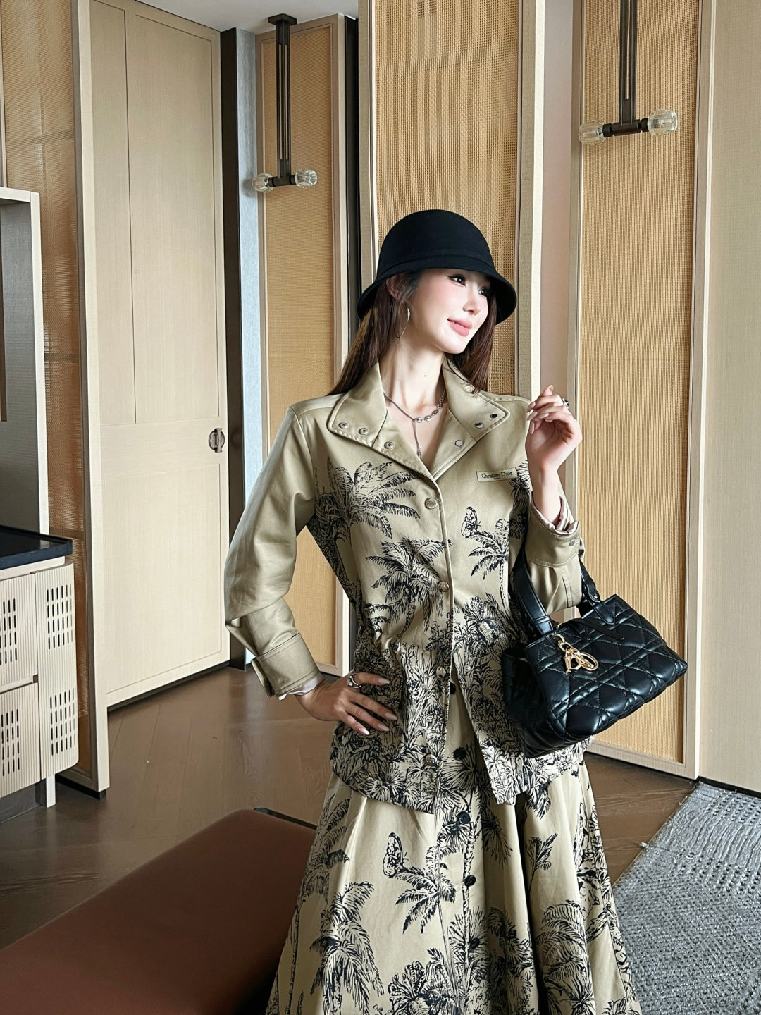 CD 25fw printed jacket