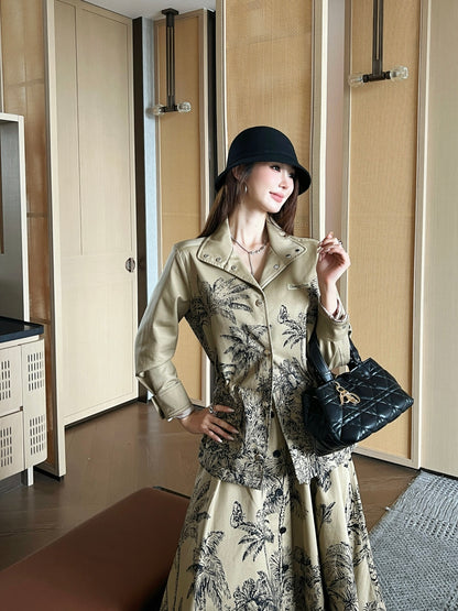 CD 25fw printed jacket