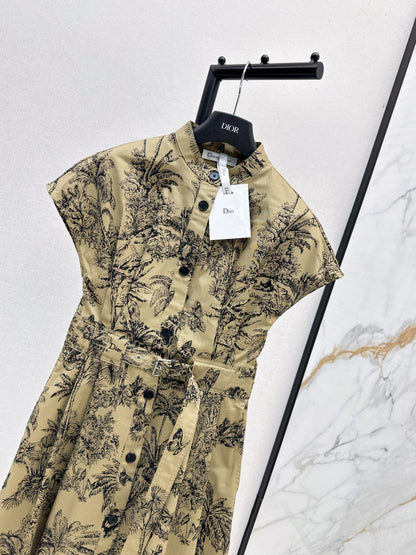 CD 25fw printed dress