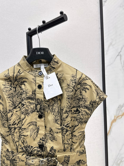 CD 25fw printed dress