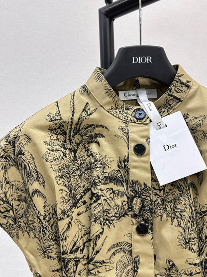 CD 25fw printed dress