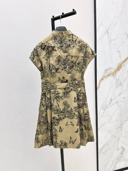 CD 25fw printed dress