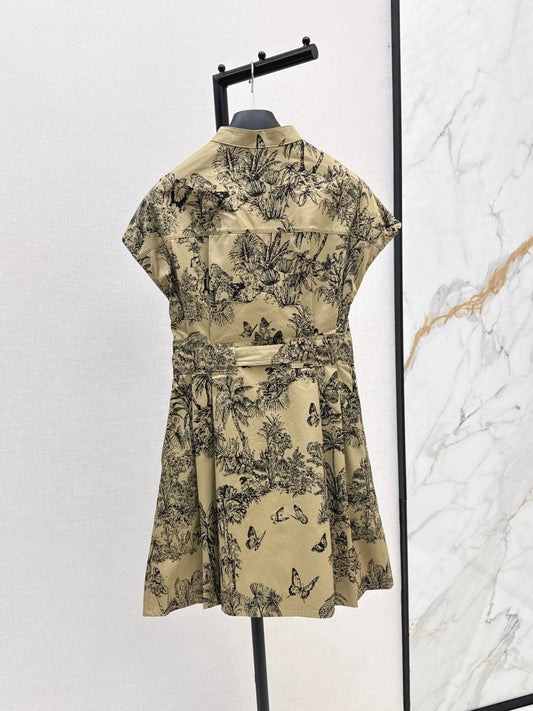 CD 25fw printed dress